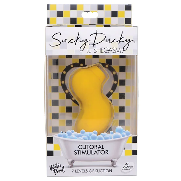 Shegasm Sucky Ducky Silicone Clitoral Stimulator - Yellow