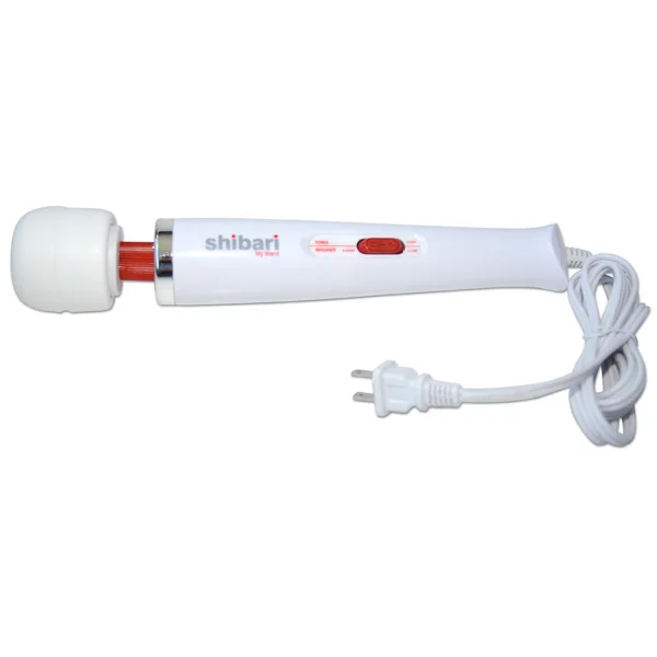 SHIBARI MY WAND POWER MASSAGER WHITE PLUG IN AC POWER 110 VOLT