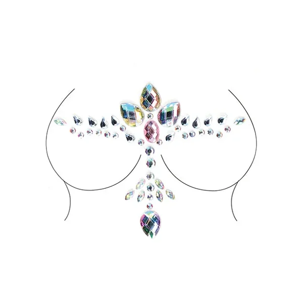 Shots Bliss Dazzling Cleavage Bling Sticker O/S