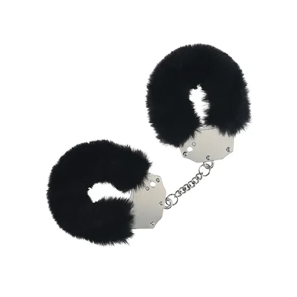 Shots Ouch! Heavy-duty Fluffy Handcuffs – Snow Leopard
