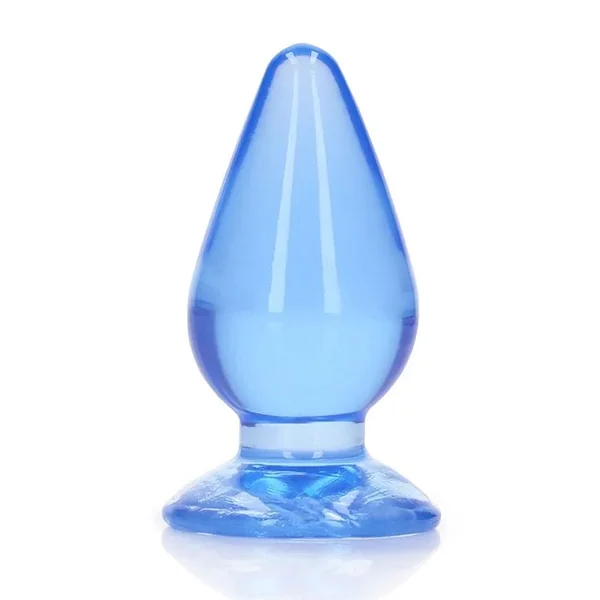 Shots RealRock 3.5″ Crystal Clear Butt Plug