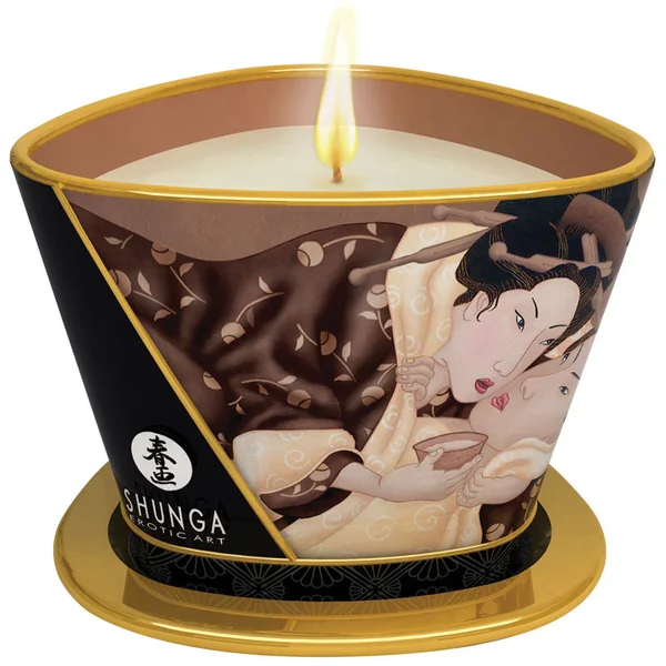 Shunga Massage Candle - Intoxicating Chocolate 5.7oz