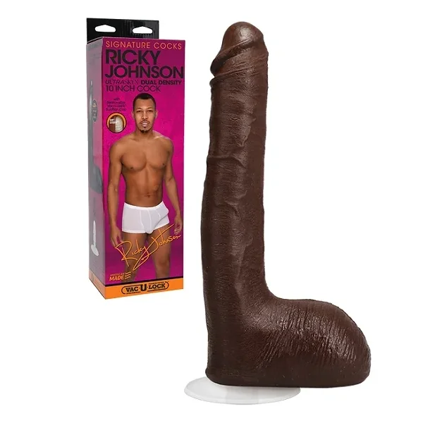 Signature Cocks Ricky Johnson 10 Inch Ultraskyn Dildo