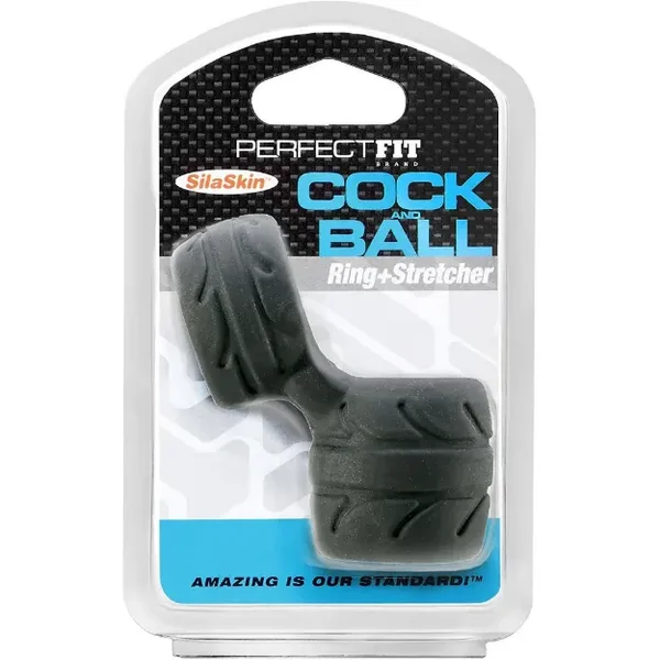 SILASKIN COCK N BALL STRETCHER- BLACK