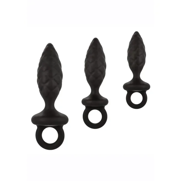 Silicone Anal Probe Kit (Set of 3) – Black