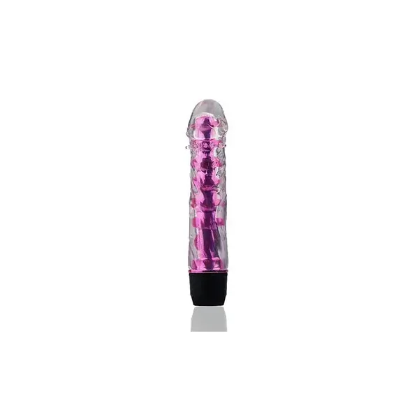 Silicone Bald Head Dildo Vibrator with Variable Speed