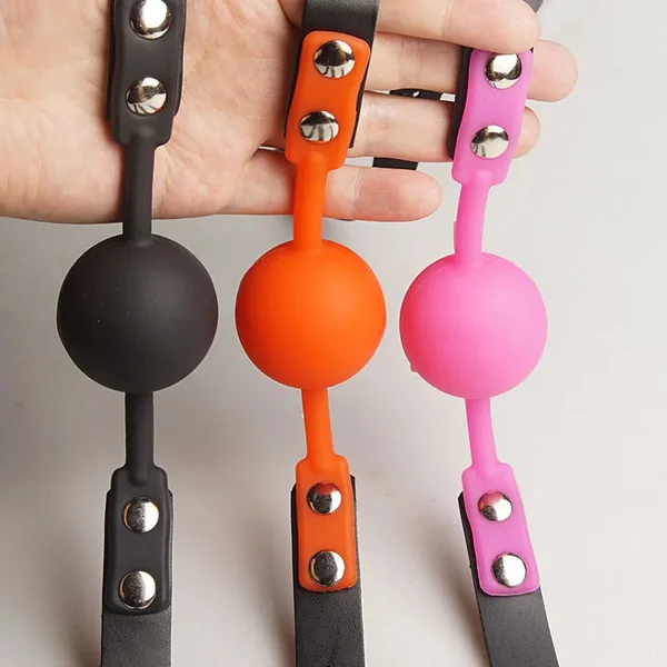 Silicone BDSM Open Mouth Bondage Ball Gag