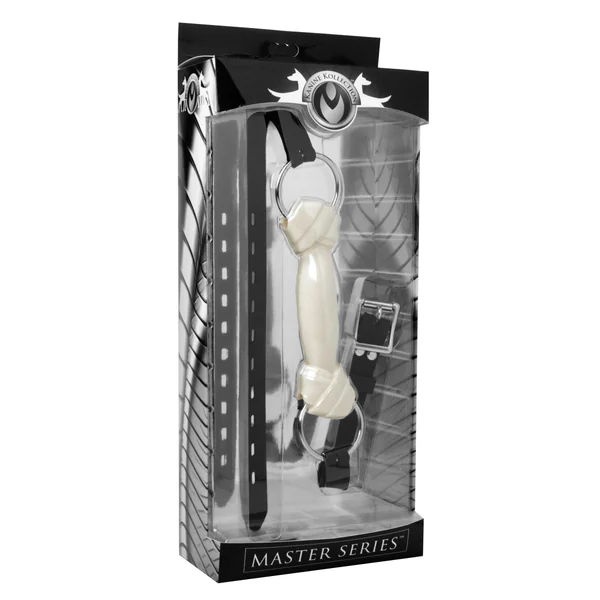 Silicone Bone Gag - White