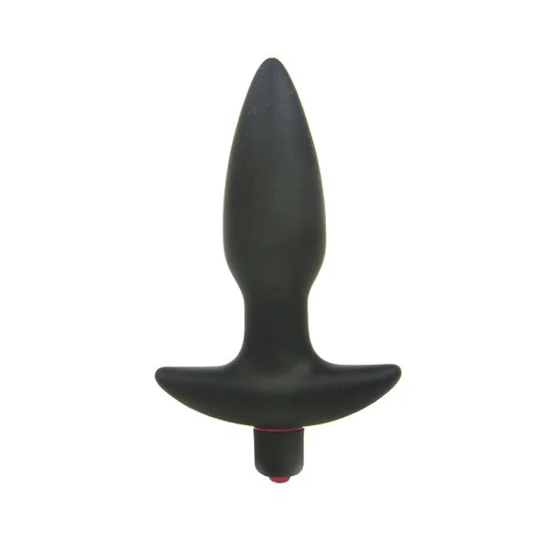 Silicone Butt Plug With Vibrating Bullet