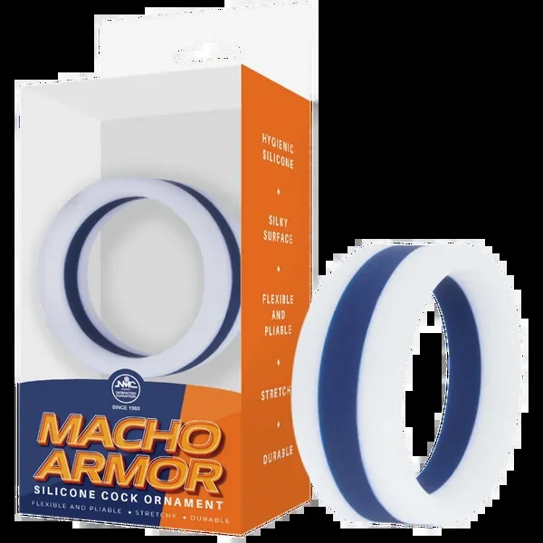 Silicone Cock Ornament (Blue)