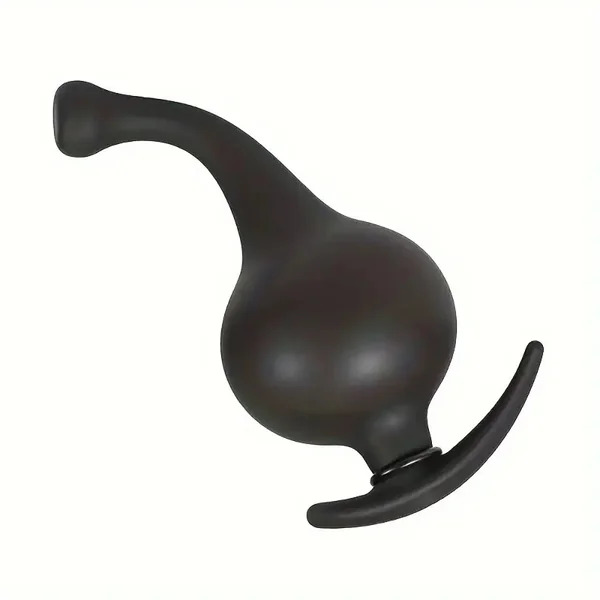 Silicone Expand Inflatable Anal Plug Adjustable Anal Balloon Pump