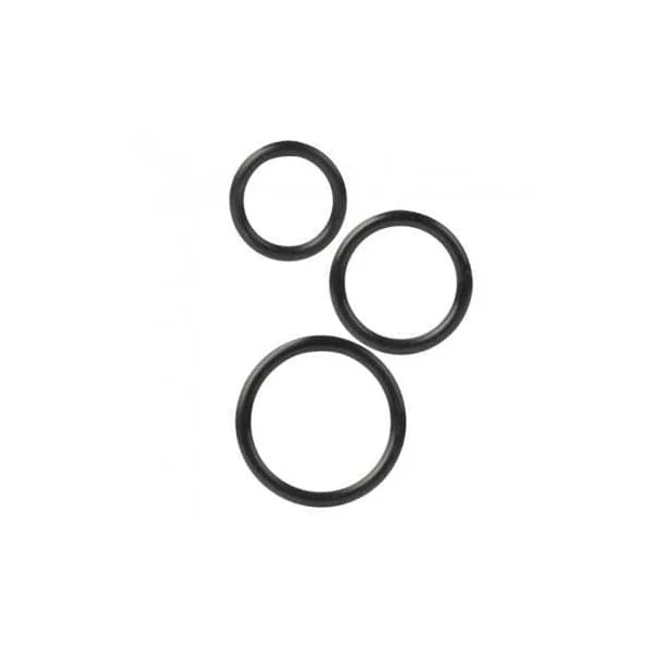 Silicone Support Rings - Black