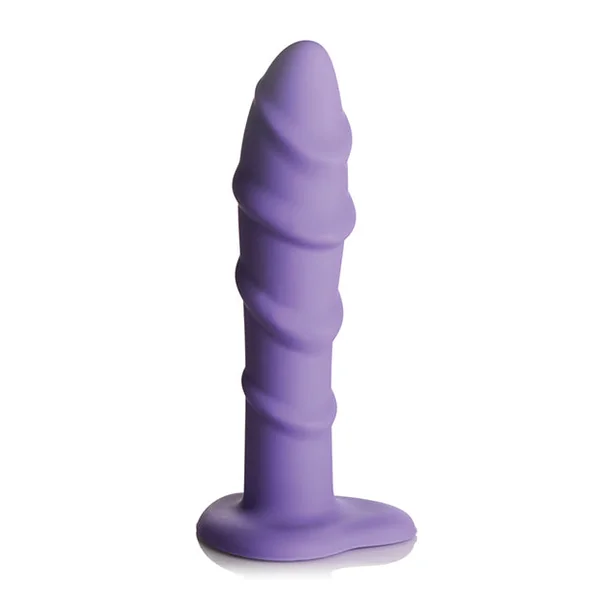 Simply Sweet 7 Inch Swirl Silicone Dildo