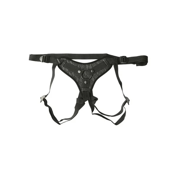 Sincerely Lace Strap-On Harness – Black