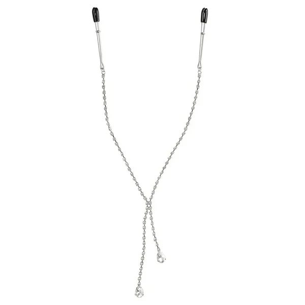 Sincerely Teardrop Nipple Clips 18in – Silver