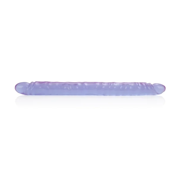 Slim Jim Duo 17 Inches Veined Super Slim Dong - Purple
