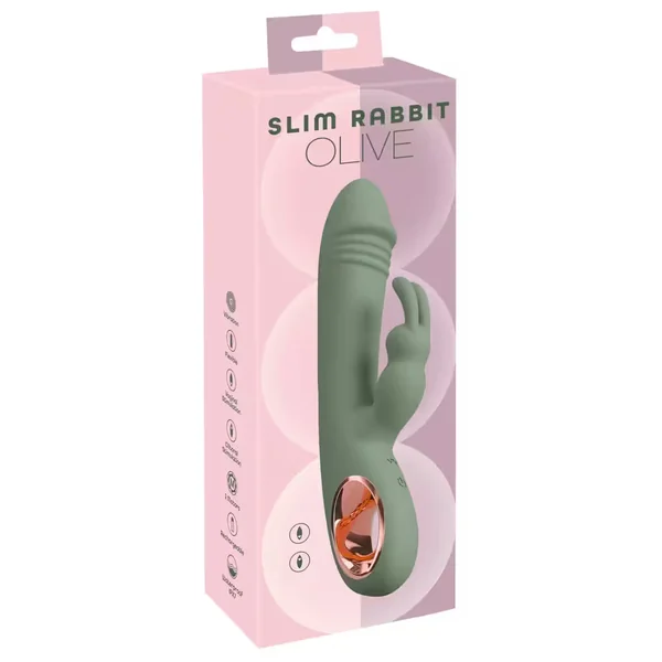 Slim Rabbit Olive Vibrator by You2Toys