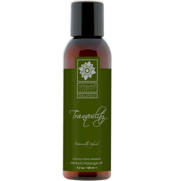 Sliquid Balance Massage Oil - Tranquility Coconut Lime Verbana 4.2oz