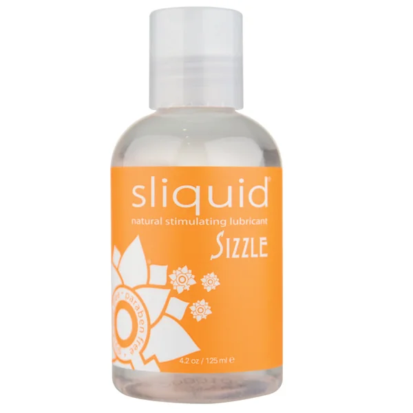 Sliquid Naturals Sizzle Stimulating Lubricant - 4.2oz
