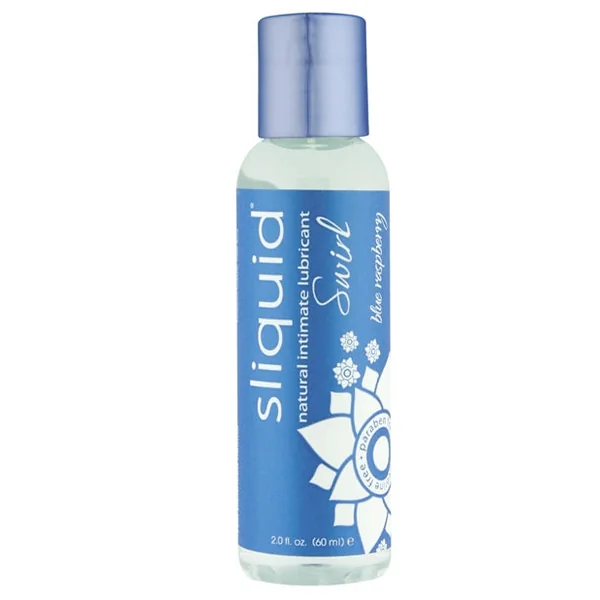 Sliquid Naturals Swirl Lubricant - 2 Oz Blue Raspberry