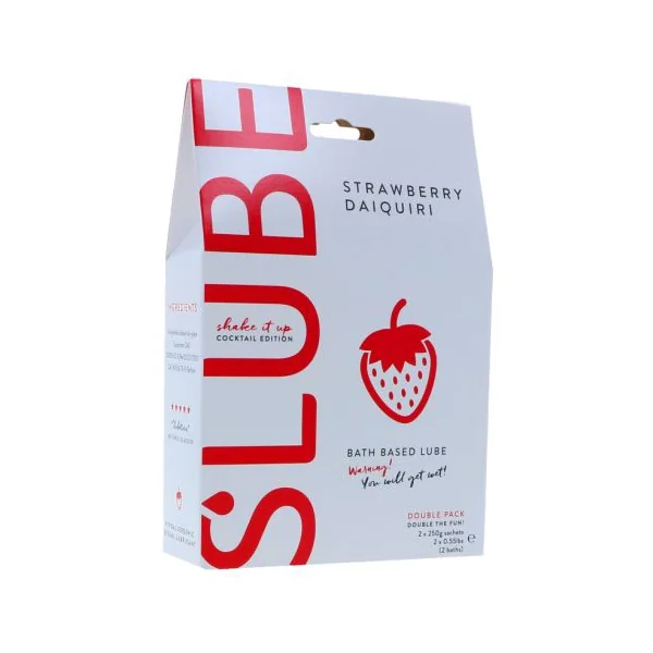 Slube Strawberry Daiquiri Water Based Bath Gel 500g