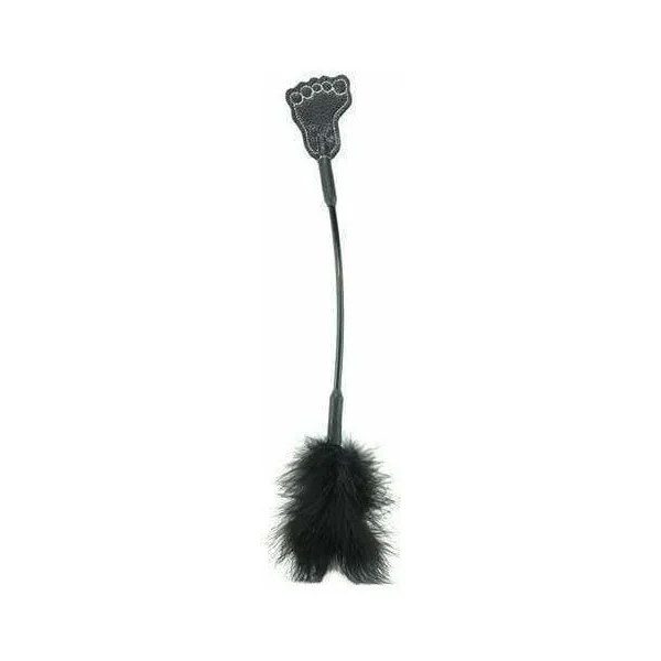 S&M Toe Tickler Black Feather