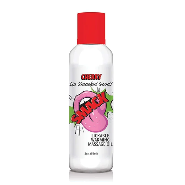 Smack Warming Massage Oil - 2 Oz Cherry