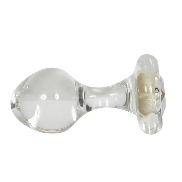 Small Clear Glass Plug