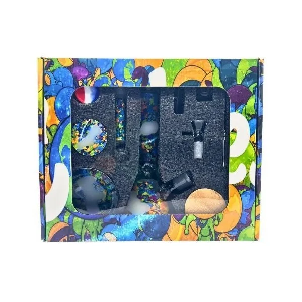 Smoke Gift Box 11pc Waterpipe/Smoke Set Shrooms 2