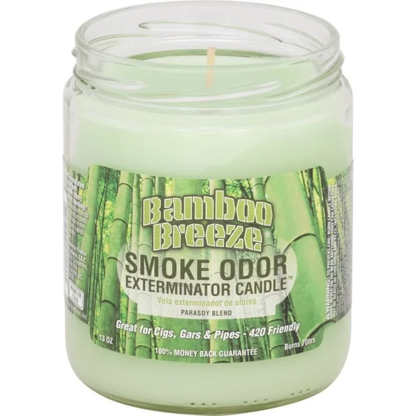 Smoke Odor Candle Bamboo Breeze 13OZ