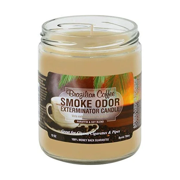 Smoke Odor Candle Brazilian Coffee 13OZ