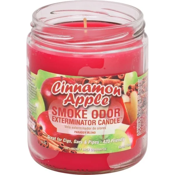 Smoke Odor Candle Cinnamon Apple 13OZ