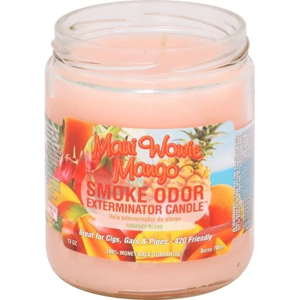 Smoke Odor Candle Maui Wowie Mango 13OZ