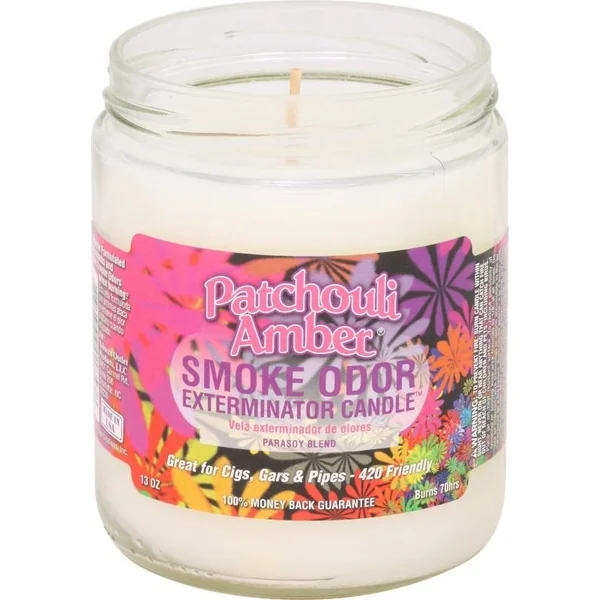 Smoke Odor Candle Patchouli Amber 13OZ