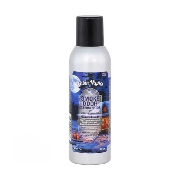 Smoke Odor Spray Exterminator Cabin Nights 7OZ