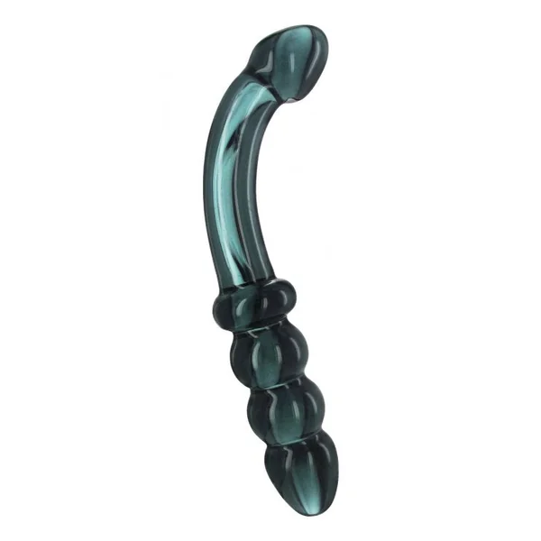 Smoky Jade Glass Dildo