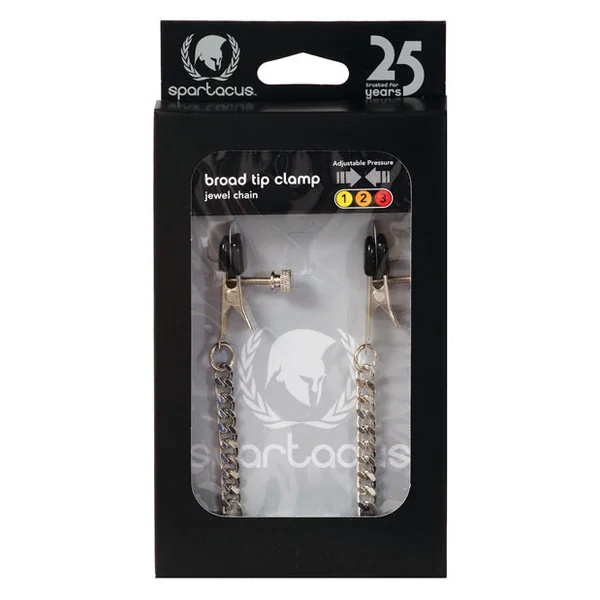 Spartacus Adjustable Broad Tip Clamps - Jewel Chain