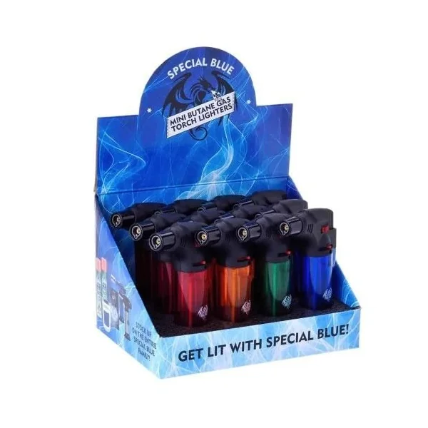 Special Blue Bernie Plastic Torch Display