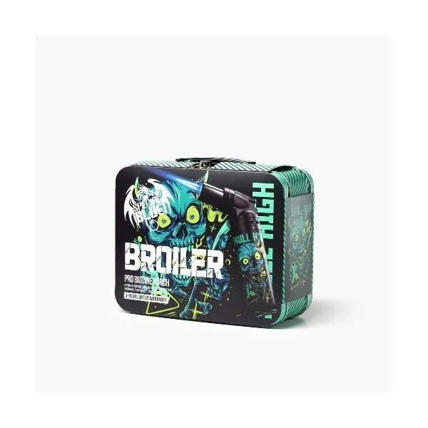 Special Blue Broiler Torch 2.0 W/ Tin Case Skull High