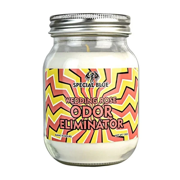 Special Blue Candle Wedding Rose