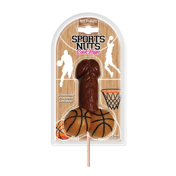 SPORTS NUTS COCK POPS BASKET BALLS CHOCOLATE LOVERS