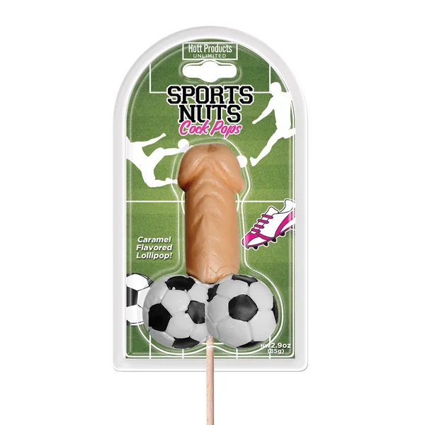 SPORTS NUTS COCK POPS SOCCER BALLS CARAMEL LOVERS