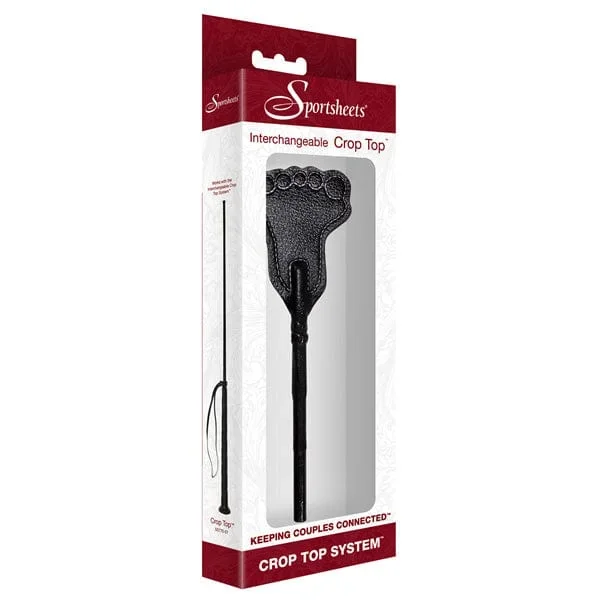 Sportsheets Crop Top – Black Foot