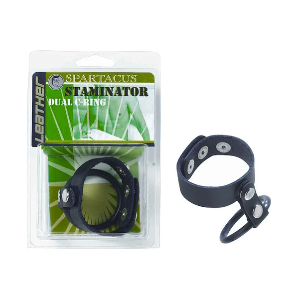 STAMINATOR LEATHER & RUBBER DUAL C-RING