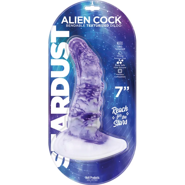 Stardust - Alien Cock - Bendable Texturized Dildo Texturized Dildo - 7 Inch