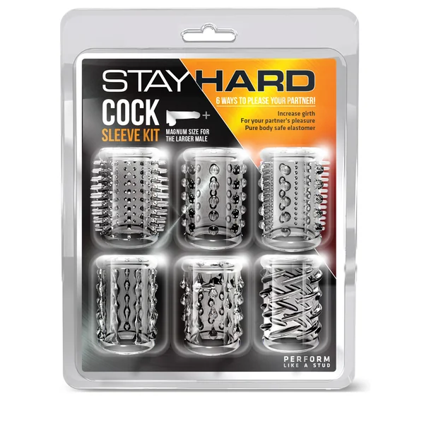 STAY HARD COCK SLEEVE KIT CLEAR