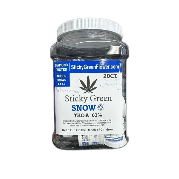 Sticky Green Deeper Roots THC-A 20ct 1 Gram Bud Mix Blend