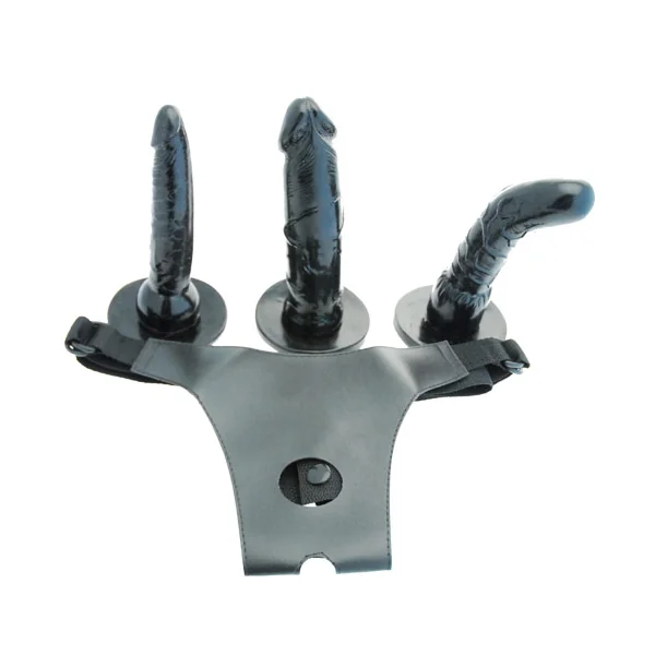 Strap On Black Dildo