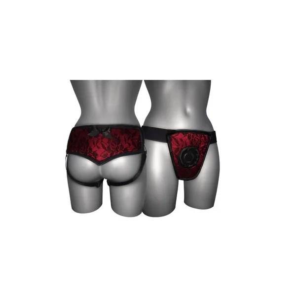 Strap On de Luxe Red With Back S – XL