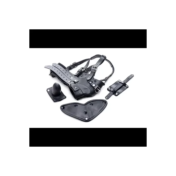 Strict Leather Head Harness w/ Removable Gag